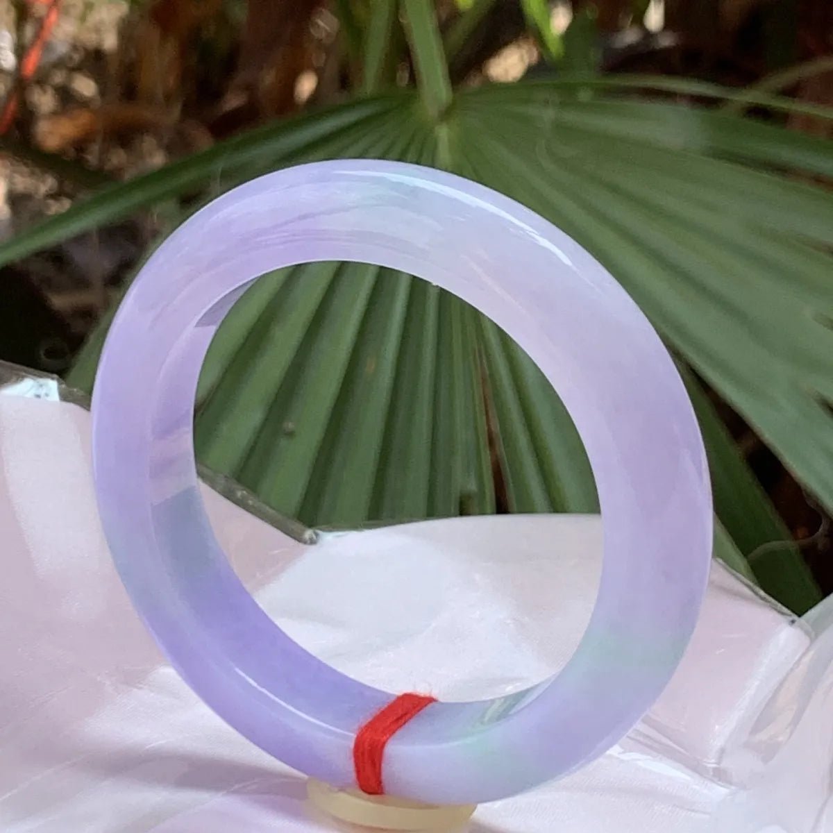 56-58mm Nature Type-A Jade Bangles - Jadeite Ding