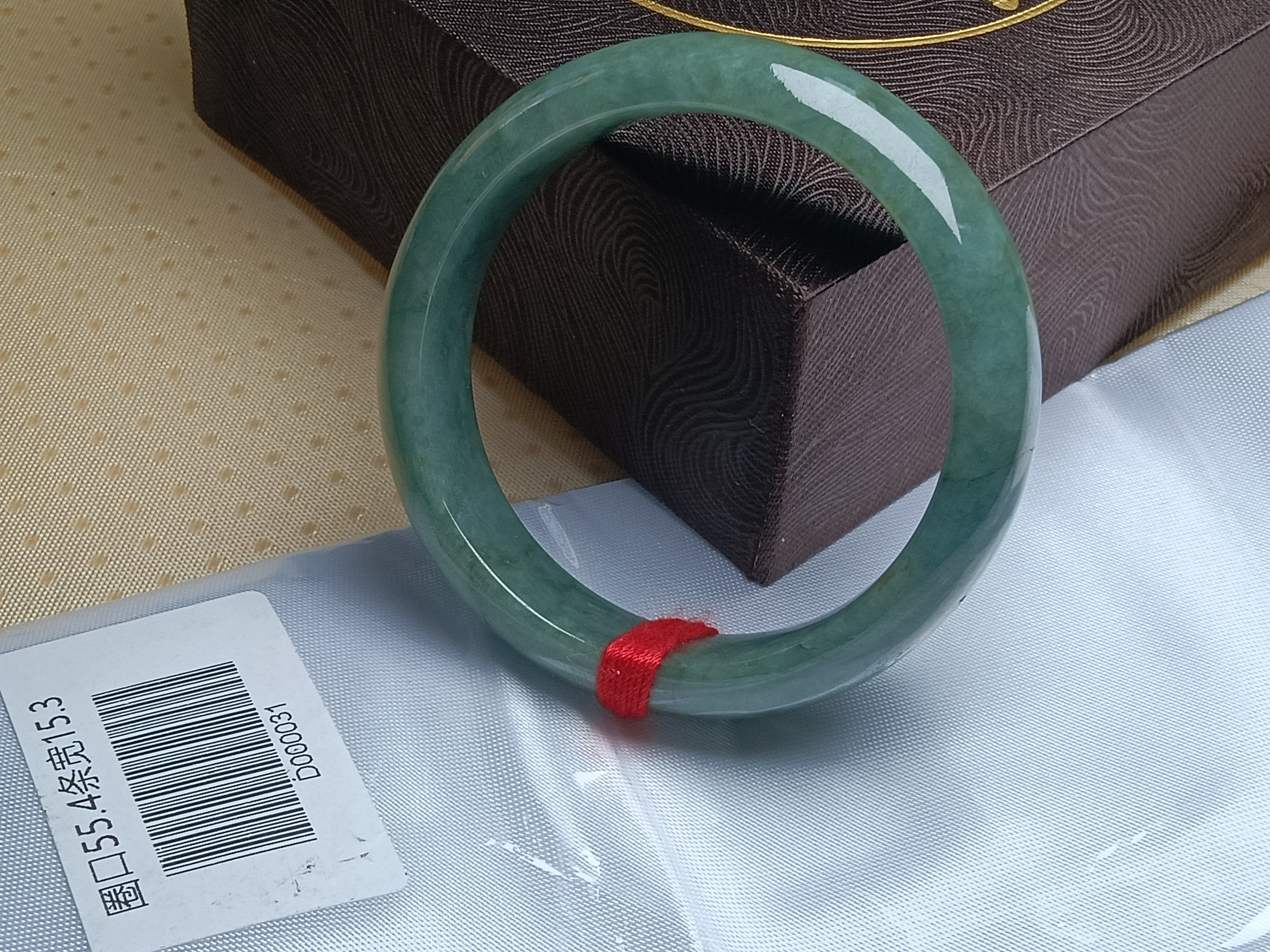 Even Apple Green Natural Grade-A Jadeite Bangles (Size:55-56mm)