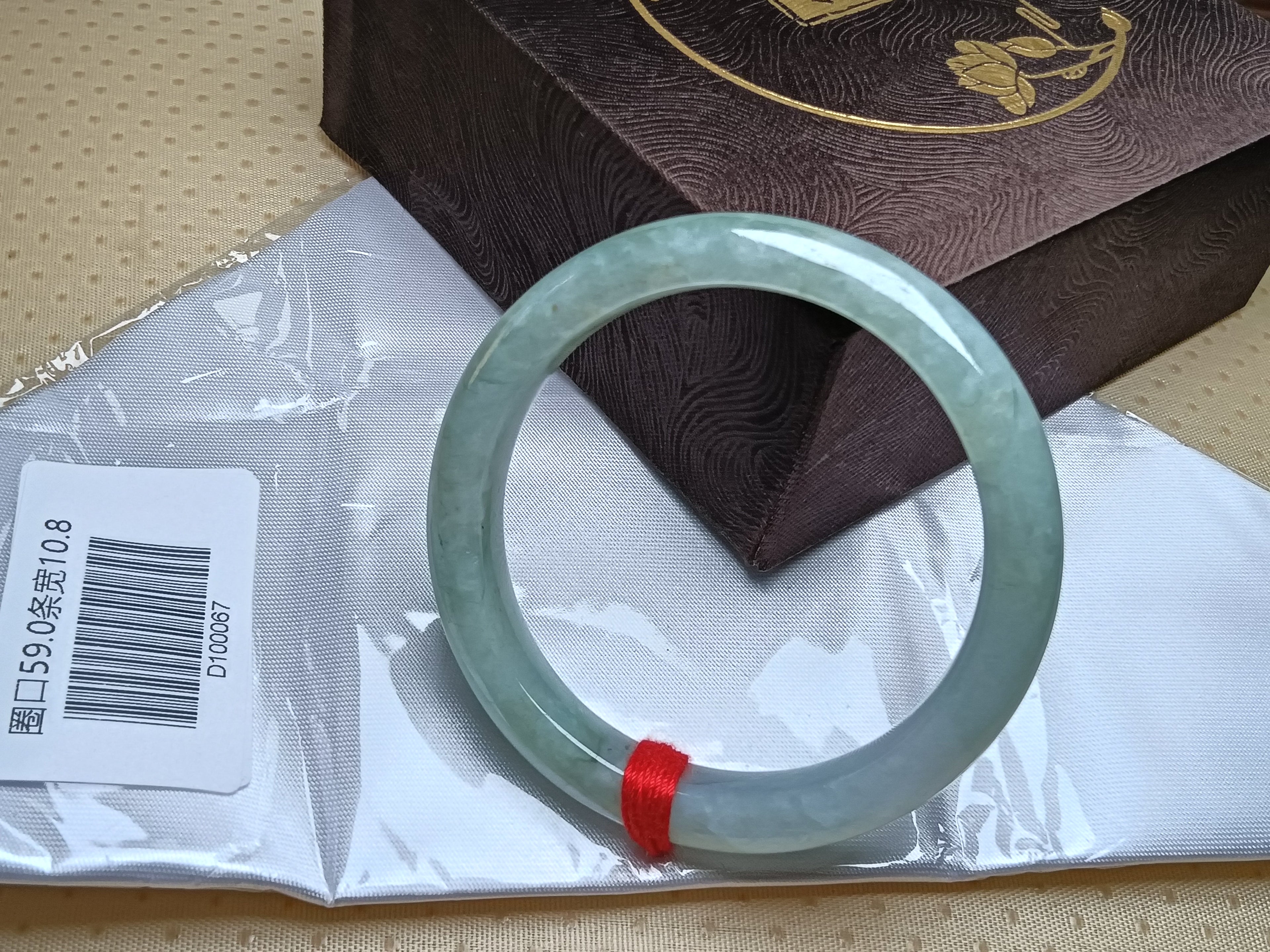 Natural Burmese Type-A Full Light Apple Green Jadeite Bangles (Size59-60mm)