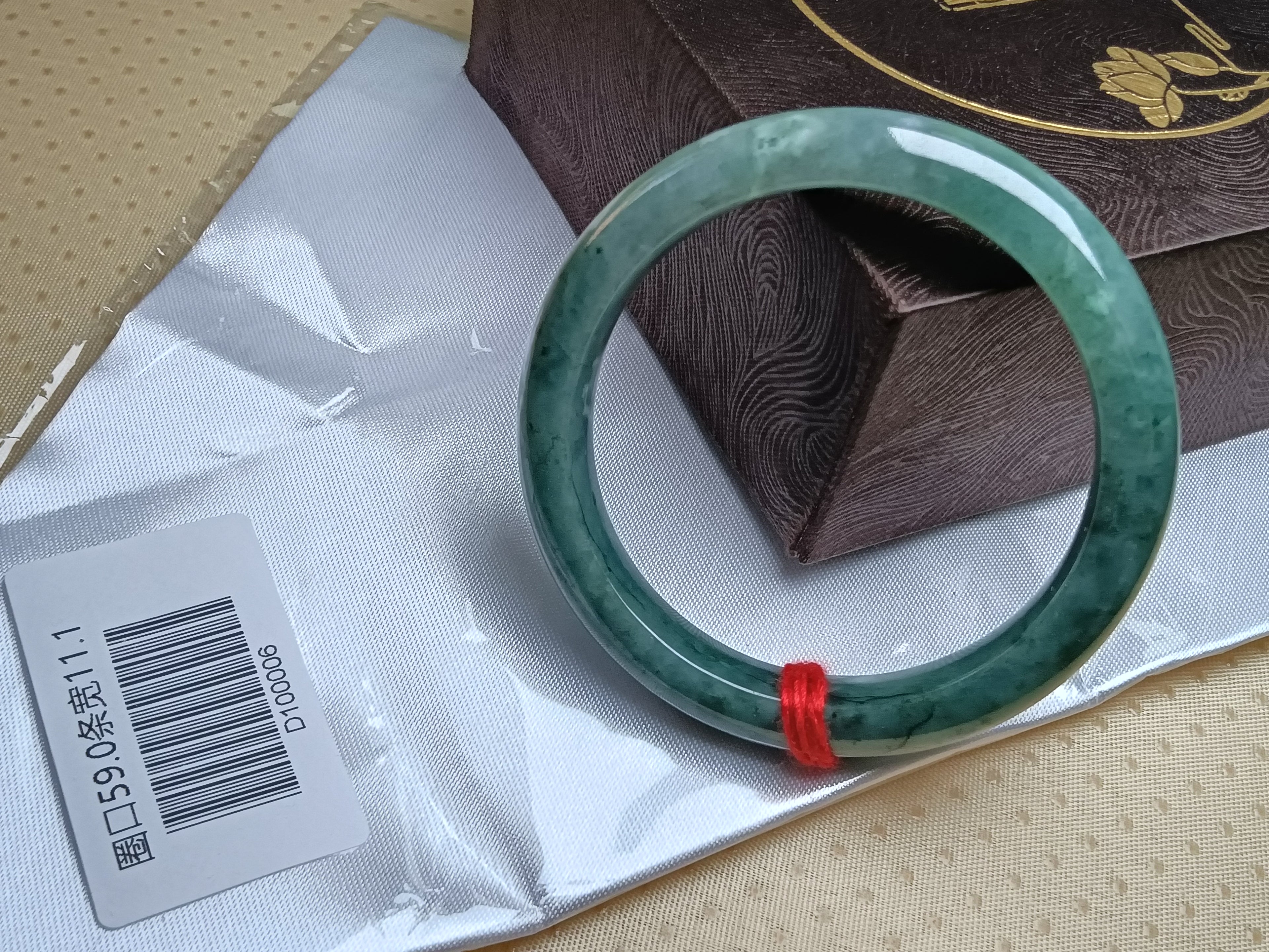 Natural Burmese Type-A Full Light Apple Green Jadeite Bangles (Size59-60mm)