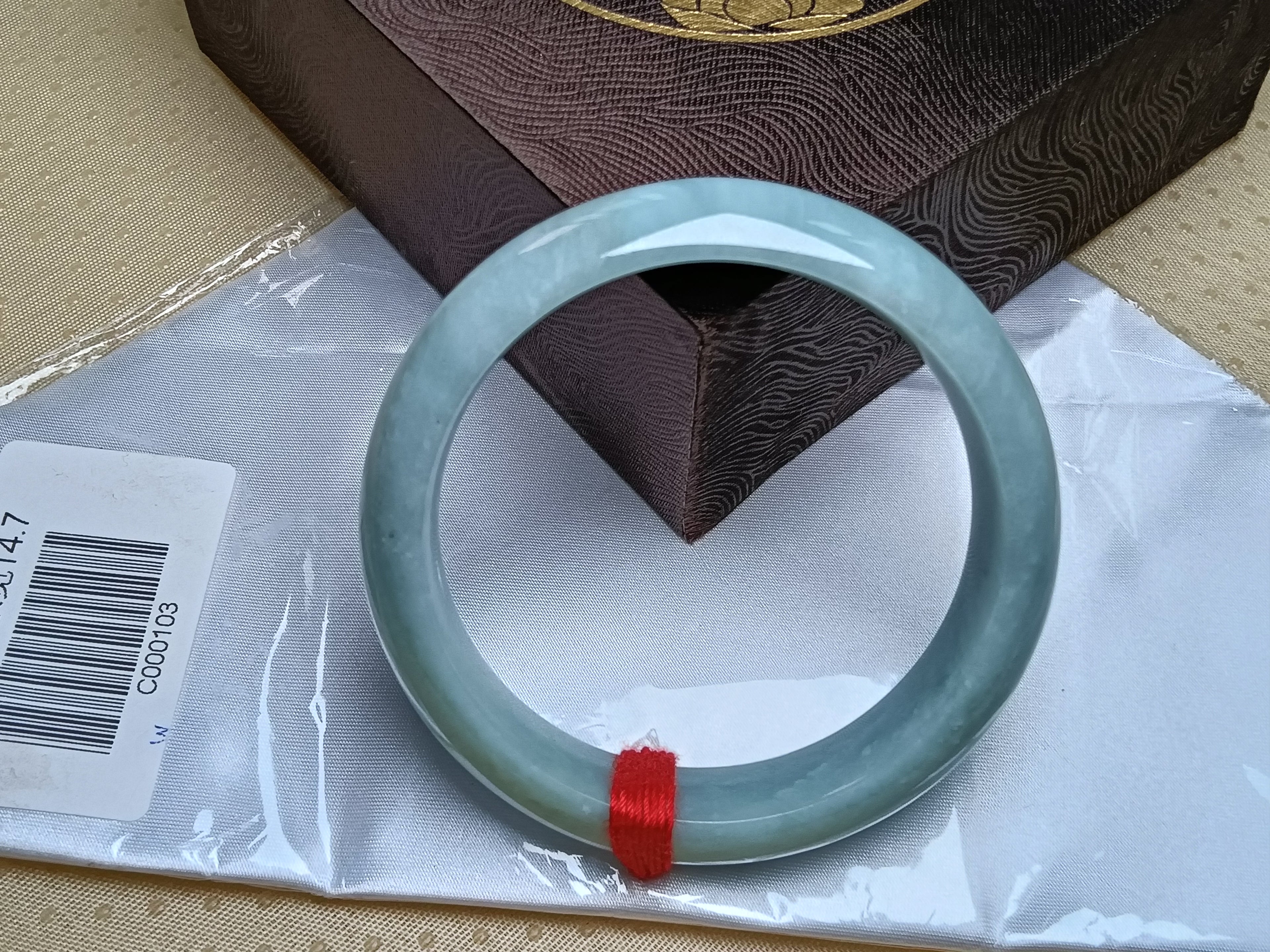 Watery Full Apple Green Nature Type-A Jadeite Bangles (Size:58-59mm)