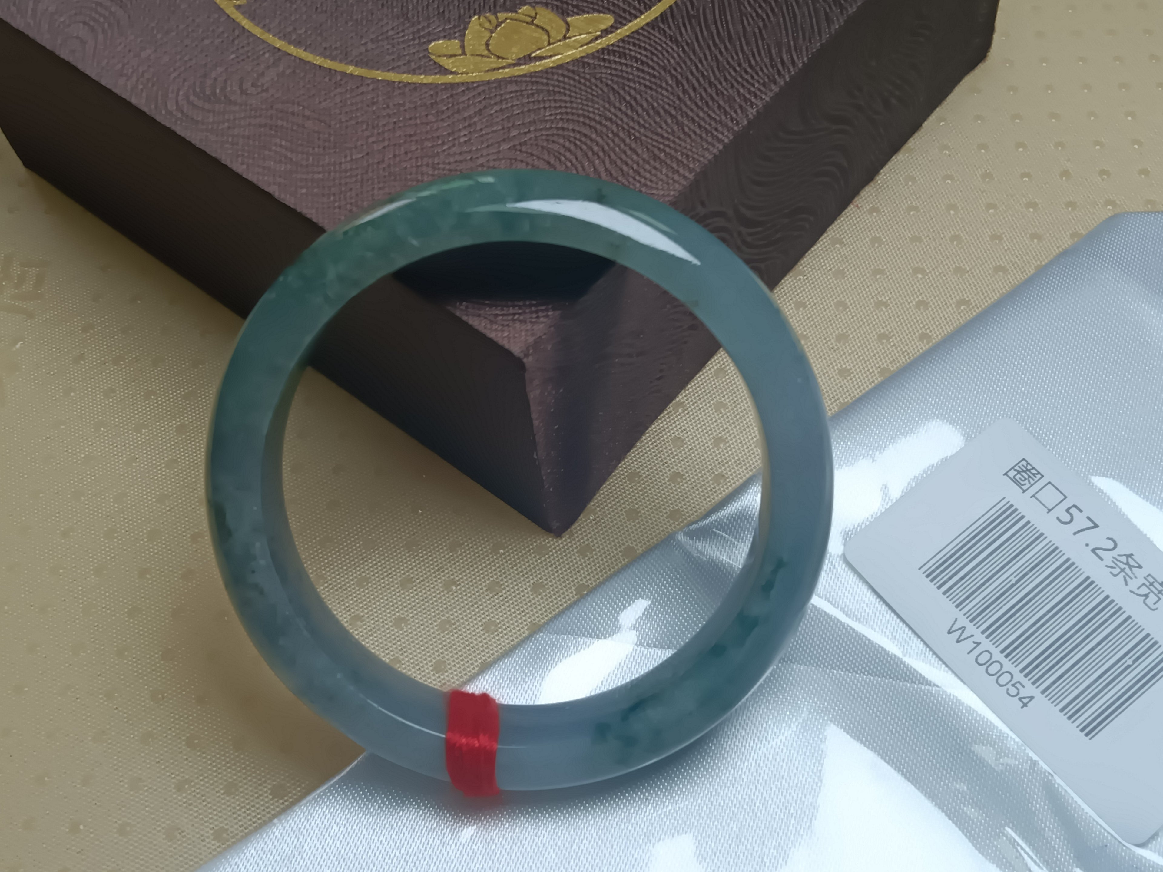 Full Green Burmese JGIA Certified Jadeite Bangle (Size:56-58mm) #W054