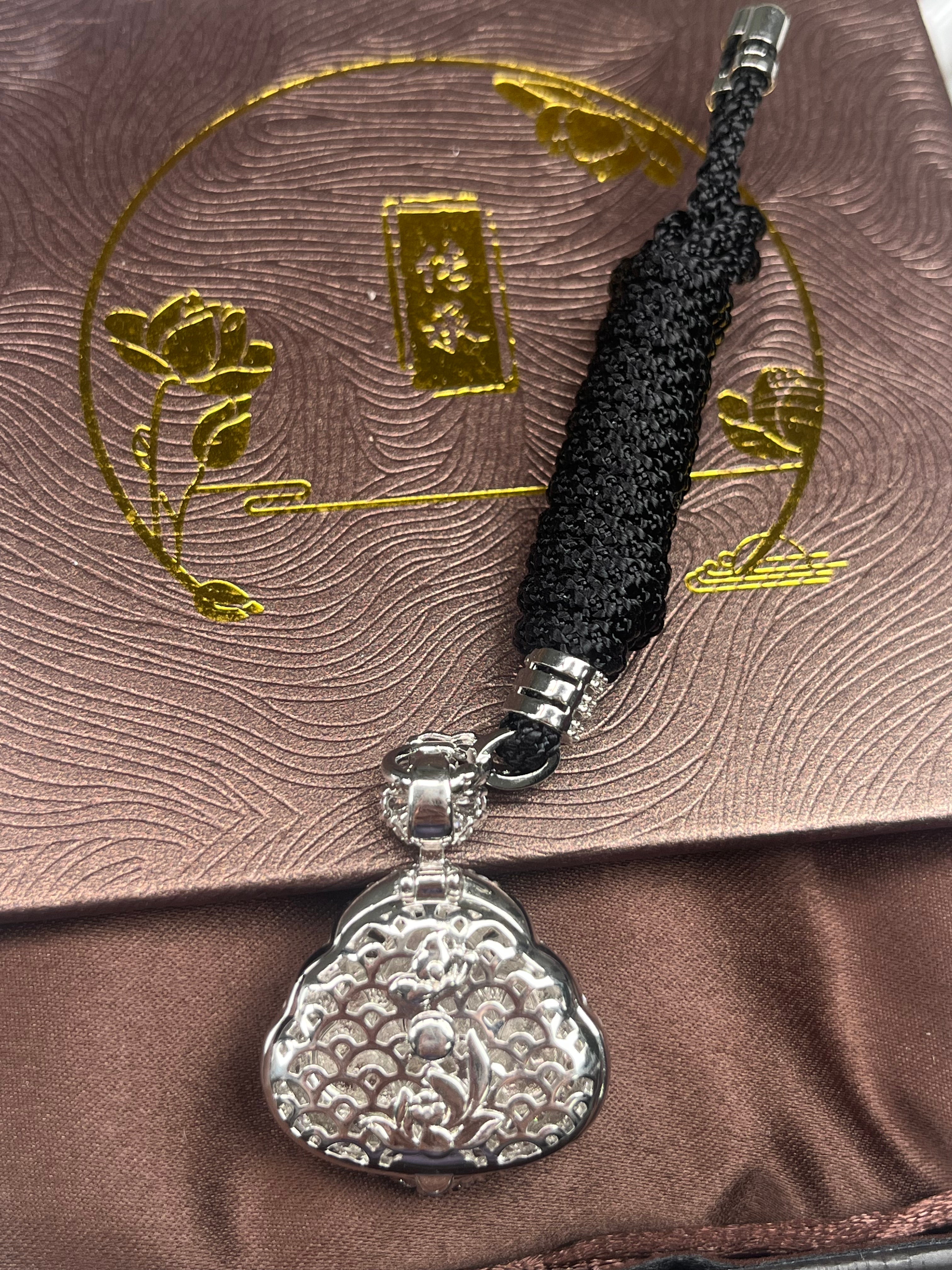 Imperial Green Nature Burmess Grade A Jadeite Buddha Pendant XS